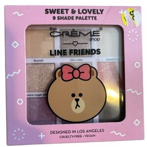 The Crème Shop Sweet & Lovely 9 Shade Palette - Pink and Brown